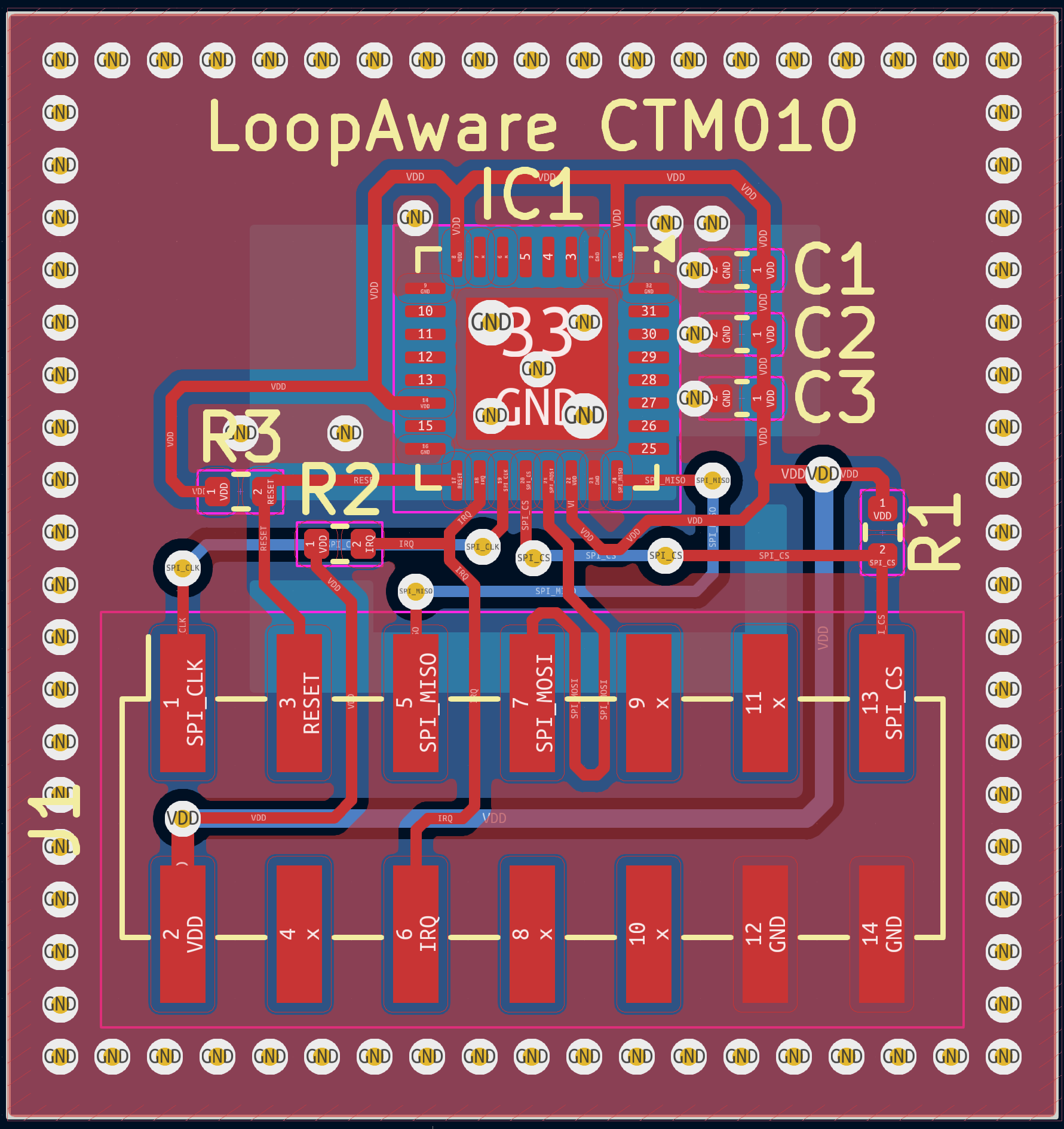 tpm-module-14pin-spi-CTM010-pcb