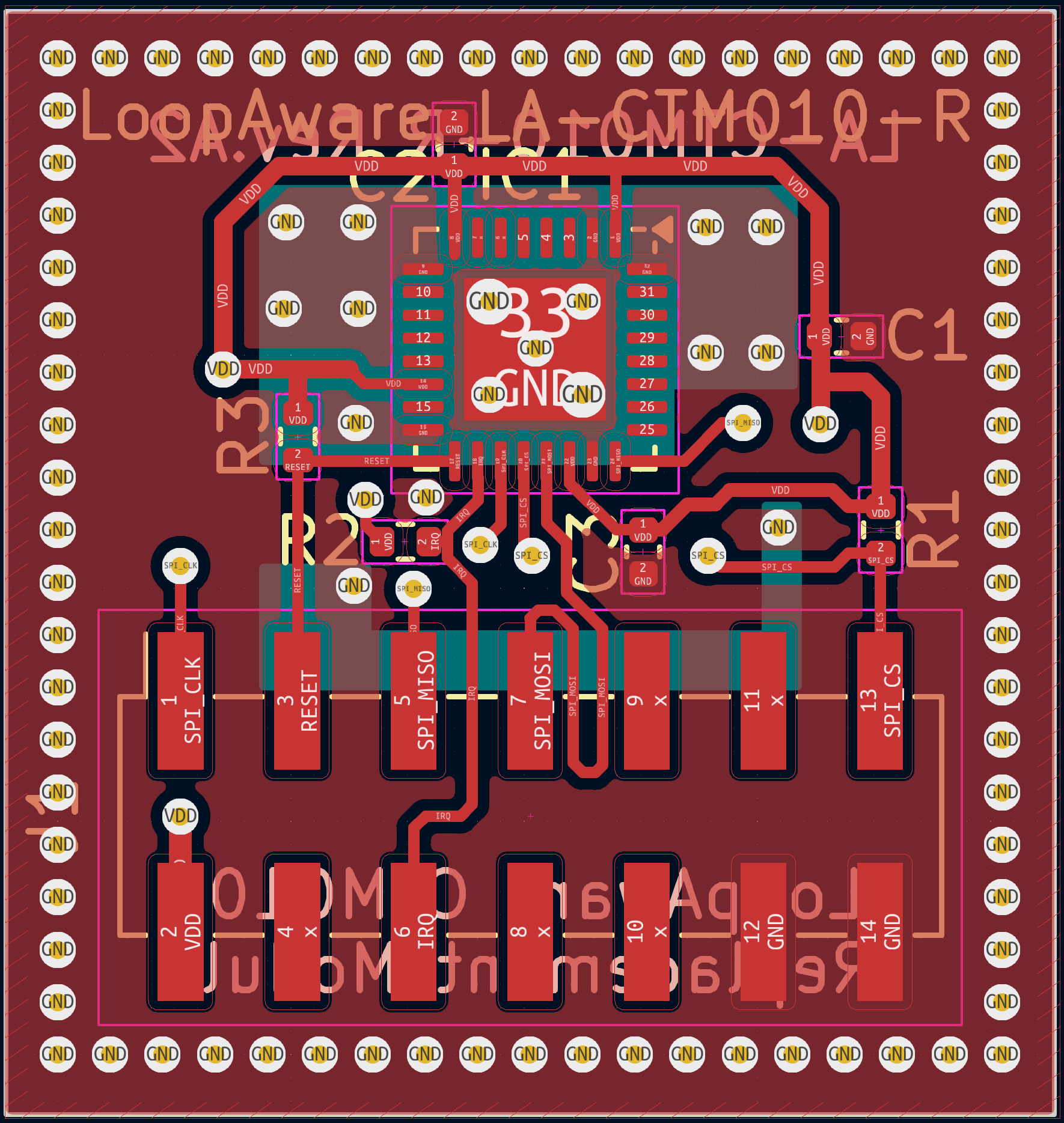 tpm-module-14pin-spi-CTM010-pcb