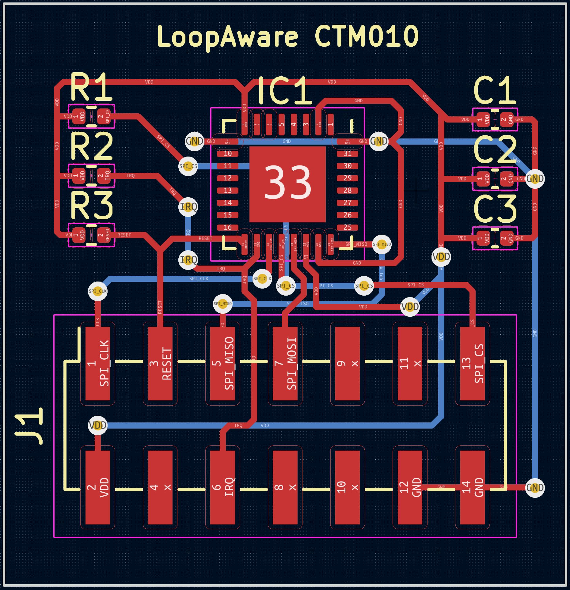 tpm-module-14pin-spi-CTM010-pcb