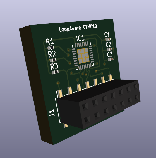 tpm-module-14pin-spi-CTM010-render-front