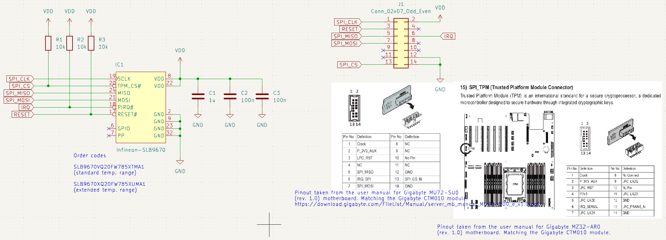 tpm-module-14pin-spi-CTM010-schematic