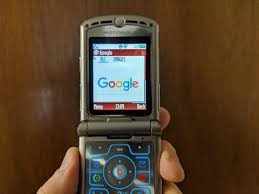 Motorolz Razr WAP web site, google